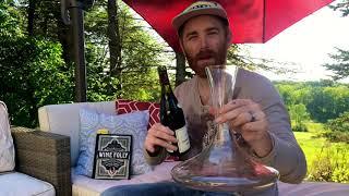 Mâcon Cruzille Bourgogne Red Wine Review Pt. 1: Decanting