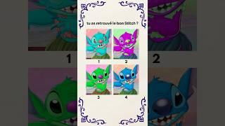 Qui est LE VRAI personnage ?  Stitch, Ariel, Pikachu… 