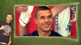 Linesman Attacks & Podolski Tries Slang | TGFYTCSE