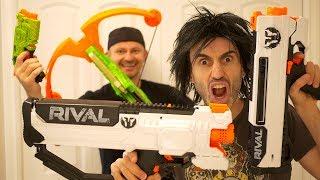 NERF RIVAL vs NERF ZOMBIE STRIKE! Which is BETTER?