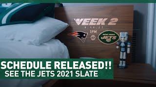  SEE THE 2021 NEW YORK JETS SCHEDULE | NFL Schedule Release