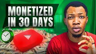 I Got Monetized In 30 Days || Get Monetized By Youtube Fast