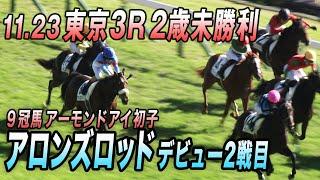 【9冠牝馬アーモンドアイ初子・アロンズロッド】11.23　東京デビュー2戦目