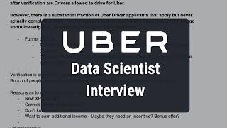 Data Scientist Interview - Uber | AB Testing + SQL