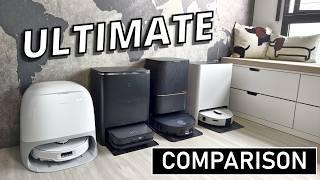 ULTIMATE Top-tier Robot Vacuum Comparison Review - Dreame, Roborock, Ecovacs, Samsung