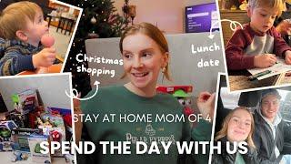 what my kids got for christmas, newborn baby haul, & come shopping with us! Life as a mom of 4