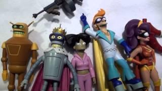 Futurama Toy Review Toynami Robot Santa Series 4, 5 & 6.