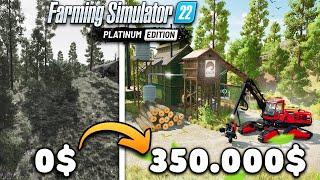 Потратил 350.000$ на ФЕРМУ в ЛЕСУ! Farming Simulator 22