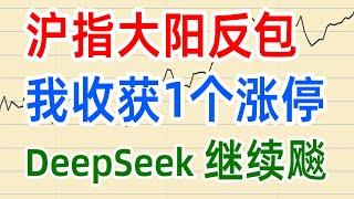 A股收评0206，沪指大阳反包，我收获1个涨停，deepseek继续飚