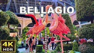 [4K HDR] Bellagio Las Vegas Walking Tour | May 2025 | Bellagio Conservatory Summer Display