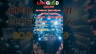 1.135.000 активных партнёров в  #livegood #маркетингlivegood  А, ты чего ждёшь? Поторопись. 