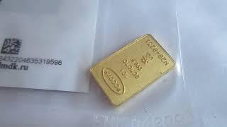 Золотой слиток 10 грамм, 999.9 , Россия.Монеты, да или нет?