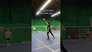 badminton smash defence