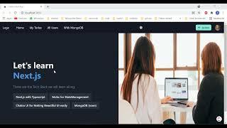 1. Wow! Beautiful Responsive Next.js website with Typescript, Mobx, Chakra UI, MongoDB