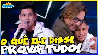 NICOLLAS GABRIEL ENCONTRA SEUS IDOLOS E SE EMOCIONA NO PROGRAMA RAUL GIL