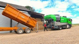 Making Animal Feed With A Mobile Mill And Mix Farming Technology