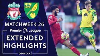 Liverpool v. Norwich City | PREMIER LEAGUE HIGHLIGHTS | 2/19/2022 | NBC Sports