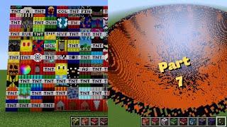 Minecraft: Amazing LUCKY TNT MOD (13+ doomsday TNT EXPLOSIVE ) TOO MUCH MORE TNT MOD Part 7