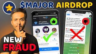 Major Airdrop Big Update | $MAJOR New Fraud or Scam on Telegram | Fake Major Airdrop Bot