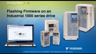 Flashing Firmware on an Industrial 1000 series drive