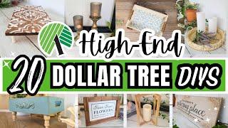 20 Dollar Tree DIYS That Look High-End | Beginner Friendly Crafts