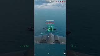 B-2A SPIRIT Stealth Bomber in Action!  | Modern Warships Gameplay #shorts