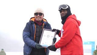 The World's highest frozen lake marathon || The 2nd Edition 2024 - Ladakh's Pangong frozen lake .