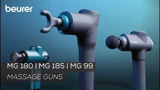 Strengthening and regeneration with targeted muscle massage | Beurer MG 180, MG 185, MG 99