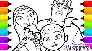 Vampirina Drawing and Coloring for Kids