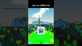 bro no-diffed me #roblox #robloxdev #fishfighting #shorts