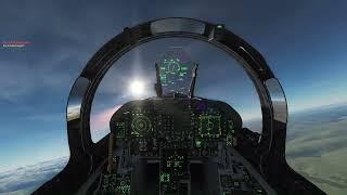 DCS - f18 full mission - takeoff-fight-landing