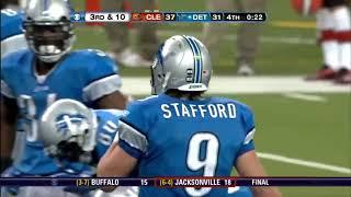 Lions vs Browns 2009 -  Stafford's clutch drive