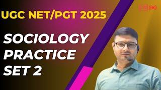 Crack UGC NET/SET & PGT 2025 | Sociology Practice-2  by Abhishek Sir | VGS Classes"