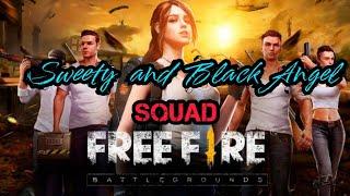 free fire girls 4k  | sweety and black angel squad | telugu gamers @Telugugamergirls
