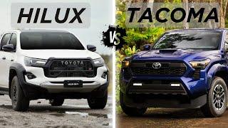 Toyota Tacoma TRD Sport Vs Toyota Hilux GR Sport | Battle of the Beasts