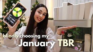 Blindly choosing my January TBR  all the books I want to read in January