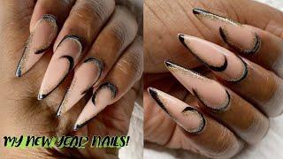 DIY WATCH Me Work| DOING My NEW YEAR NAILS 