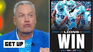 GET UP | "Lions have a Super Bowl offense!" - Rex Ryan on Goff & Gibbs duo, dominate Bears 34-17