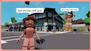 ROBLOX Brookhaven  FLINGING PEOPLE OFF THE MAP & FUNNY MOMENTS! (WITH FANS) // Hxyila