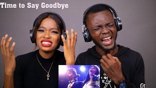 OUR FIRST TIME HEARING Sarah Brightman & Andrea Bocelli - Time to Say Goodbye (1997) REACTION!!!