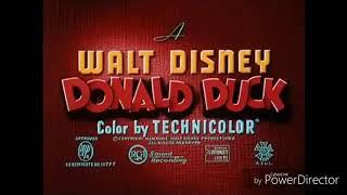 Walt Disney Donald Duck: "Chip An Dale" Cartoon Opening (Donald Duck Theme Song)