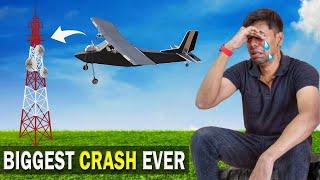 I Crashed My Biggest Homemade RC Plane | ठोक दिया यार - Plane Crash Caught On Camera