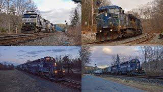 First Trains of 2025! EDPW/PWED with MEC SD40-2 3402! (1/3/25)