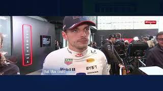 "IT WAS AN EMOTIONAL RACE" says Max Verstappen | Post-Race Interviwew at the Brazilian Grand Prix