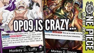 THE NEW OP09 LUFFY IS AMAZING! | OP09 Monkey D Luffy Vs OP07 Monkey D Dragon | One Piece TCG