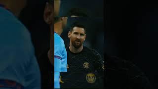 The way messi is looking to Ronaldo#footballshorts #football #ronaldo