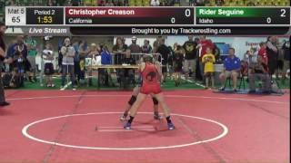 198 Intermediate 65 Christopher Creason California vs Rider Seguine Idaho 8427401104