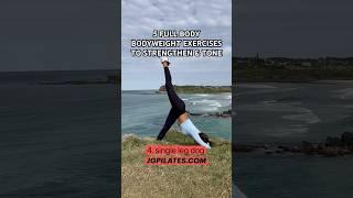5 FULL BODY BODYWEIGHT EXERCISES TO STRENGTHEN & TONE #bodyweightexercises