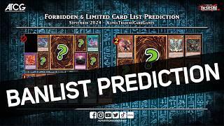 Yu-Gi-Oh! September 2024 Banlist Prediction & Discussion ! The New META is coming!!!