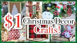 DOLLAR TREE CHRISTMAS DIY DECOR CRAFTS & IDEAS FOR 2021!!